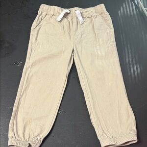 Kids Headquarters Beige Jogger Pants 3t